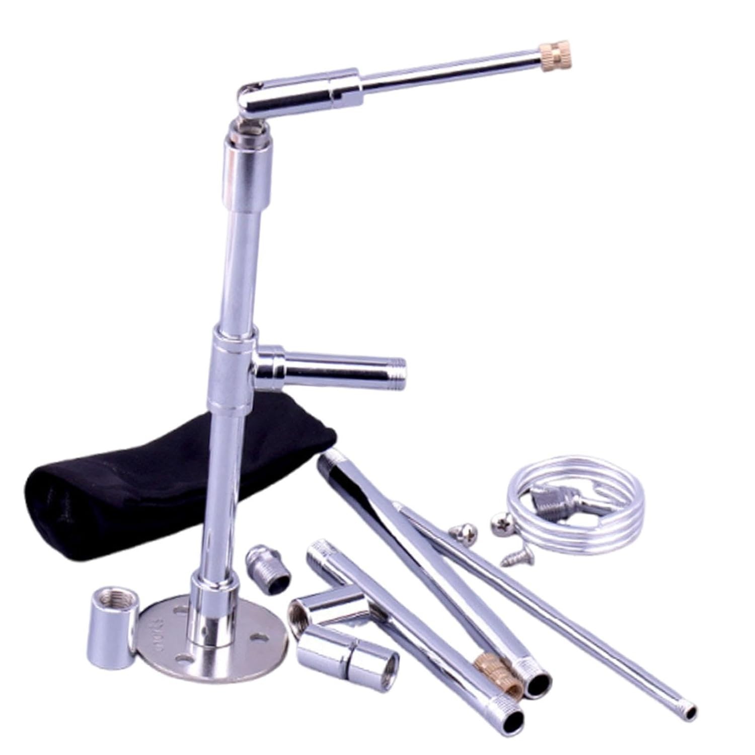 Suporte para Escultura em Argila - Base Ajustável com Acessórios Metálicos para Artistas e Professores