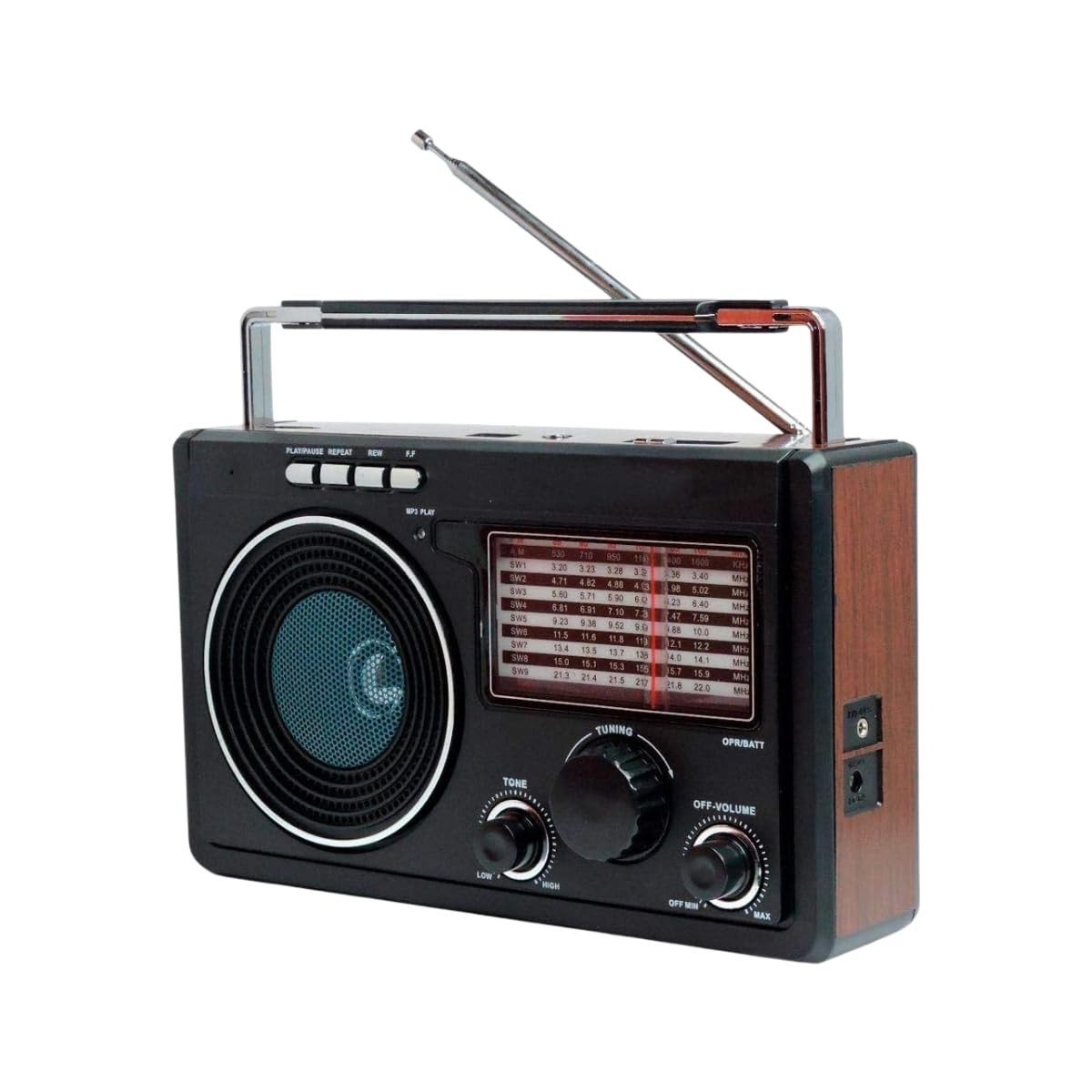 Rádio Antigo 686 Bluetooth: Som Clássico com Tecnologia Moderna para sua Casa Rústica