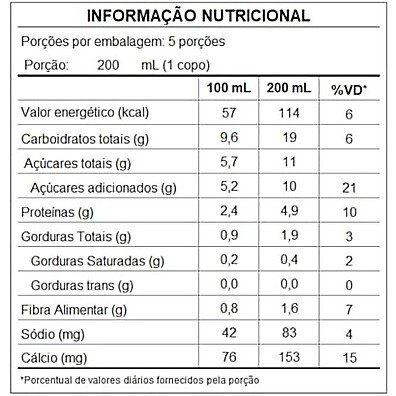 Leite de Aveia Cacau Nude Pack 1L - Caixa com 12