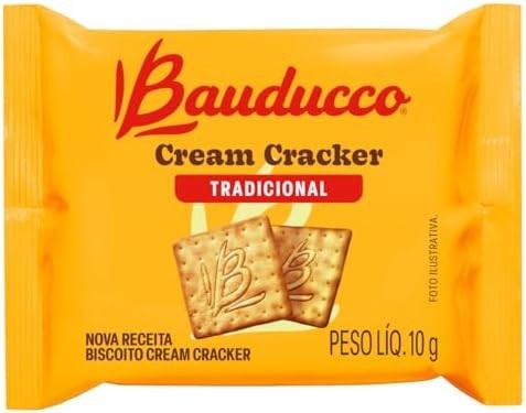 Biscoito Cream Cracker Bauducco - Caixa Com 120 sachês