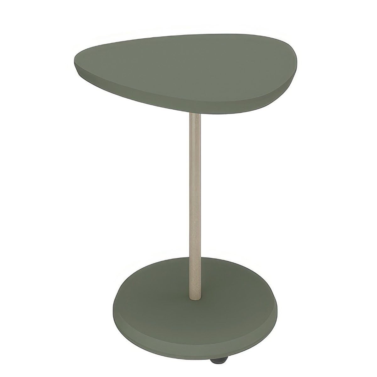 Mesa de Apoio Triangular MDF 25mm com Pés Dourados - Design Moderno Menta | Artely