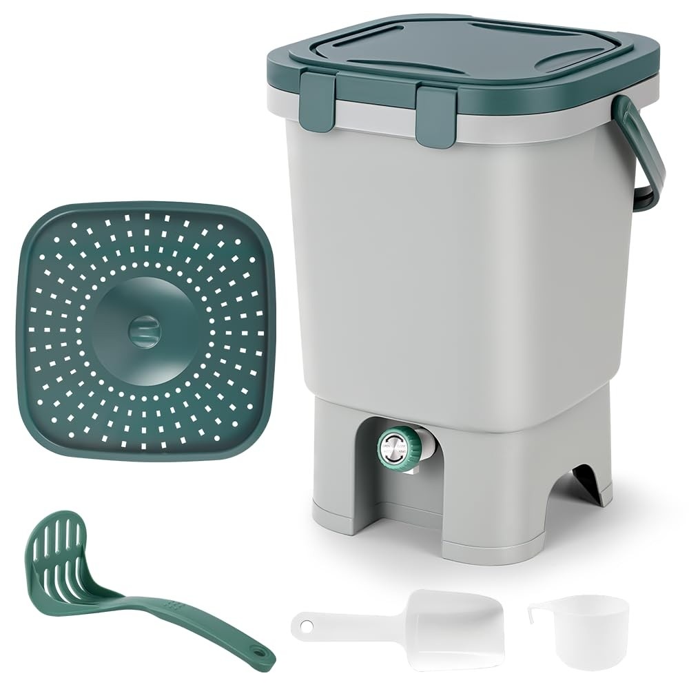 Composteira Doméstica 20L - Produza Adubo Orgânico em Casa com Facilidade