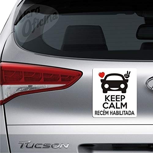 Ímã 'Keep Calm' para Recém-Habilitados: Celebre Sua Conquista com Estilo!