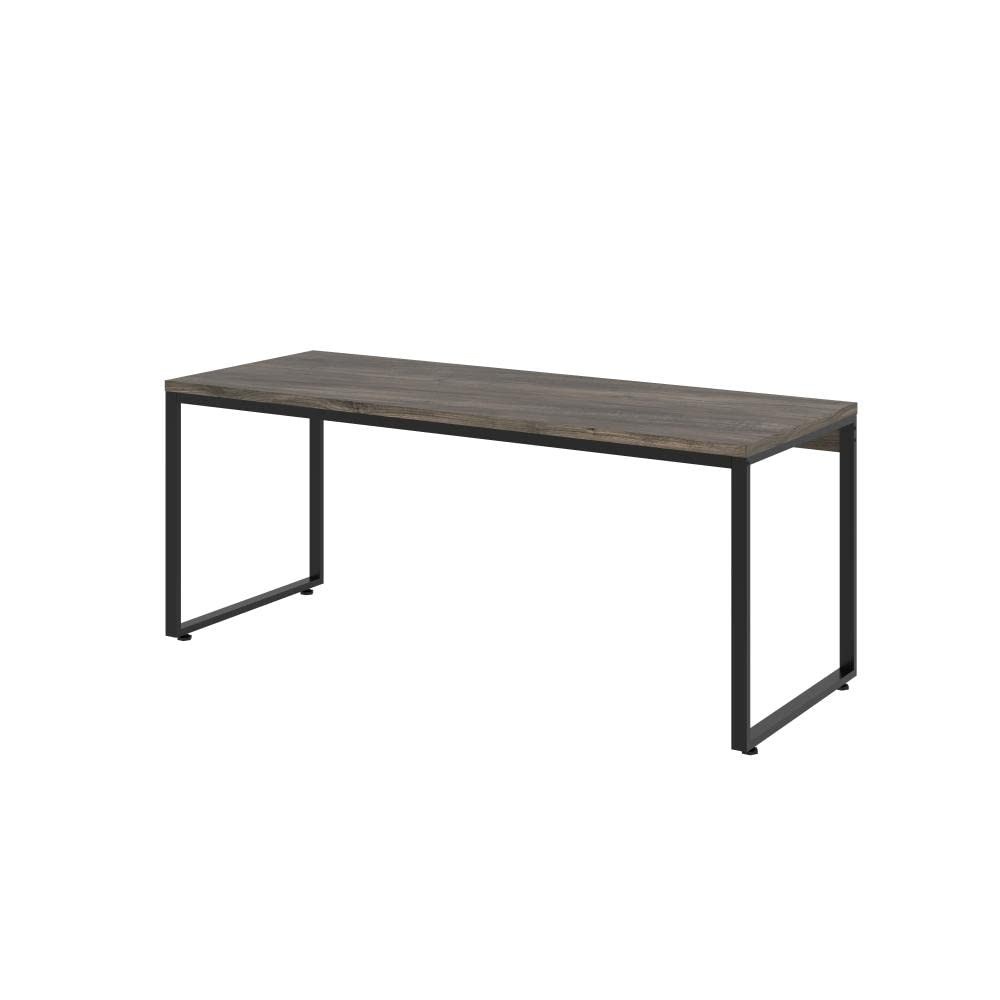Mesa Kuadra Diretor 180x70cm - Design Industrial Moderno com Estrutura Preta