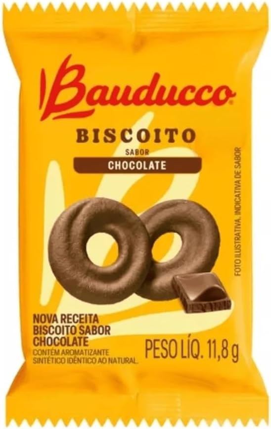 Biscoito Bauducco Kit Com 4 Sabores Sortidos Caixa 100 Sachês