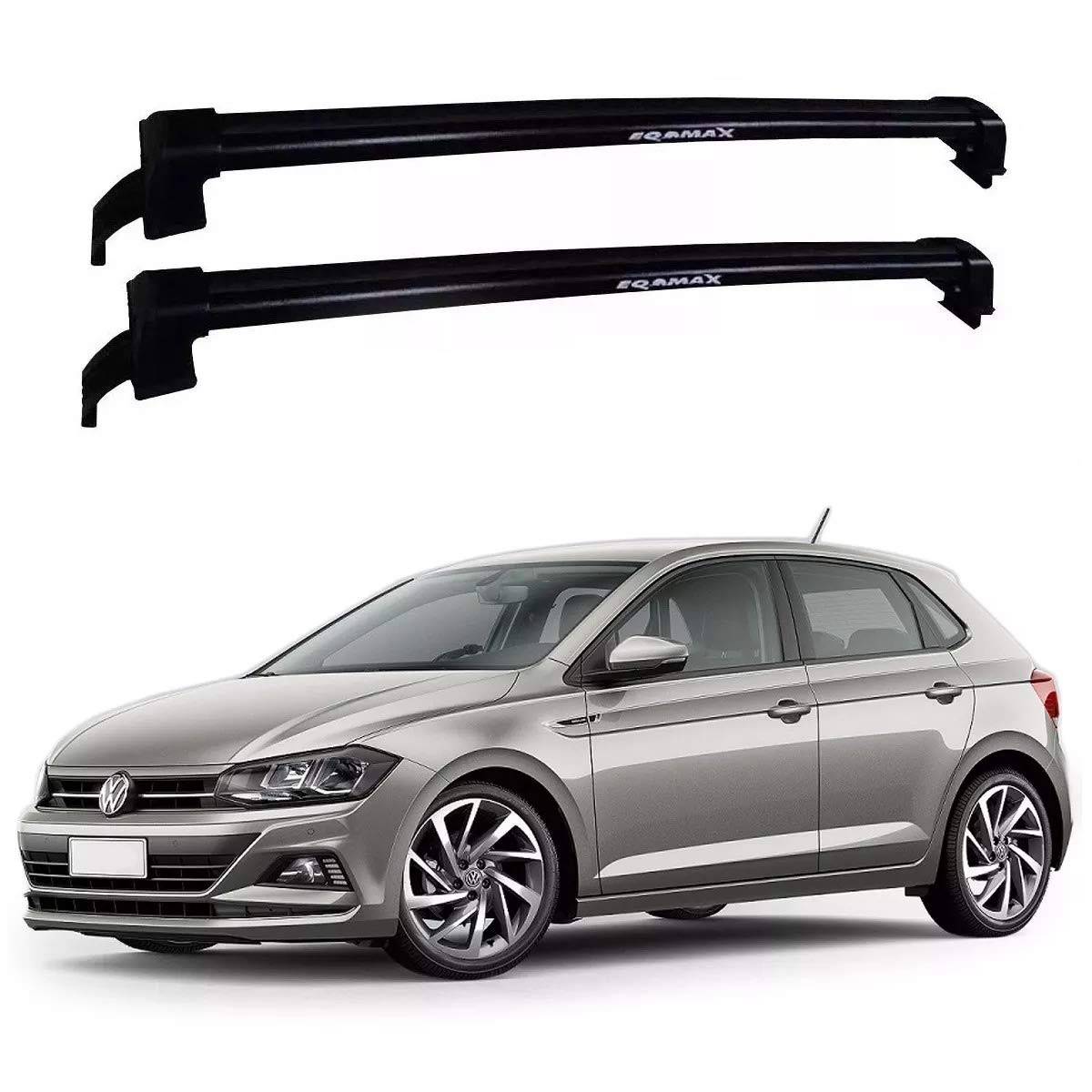 Rack Eqmax New Wave Preto para VW Polo 2018-2024: Transporte com Estilo e Segurança