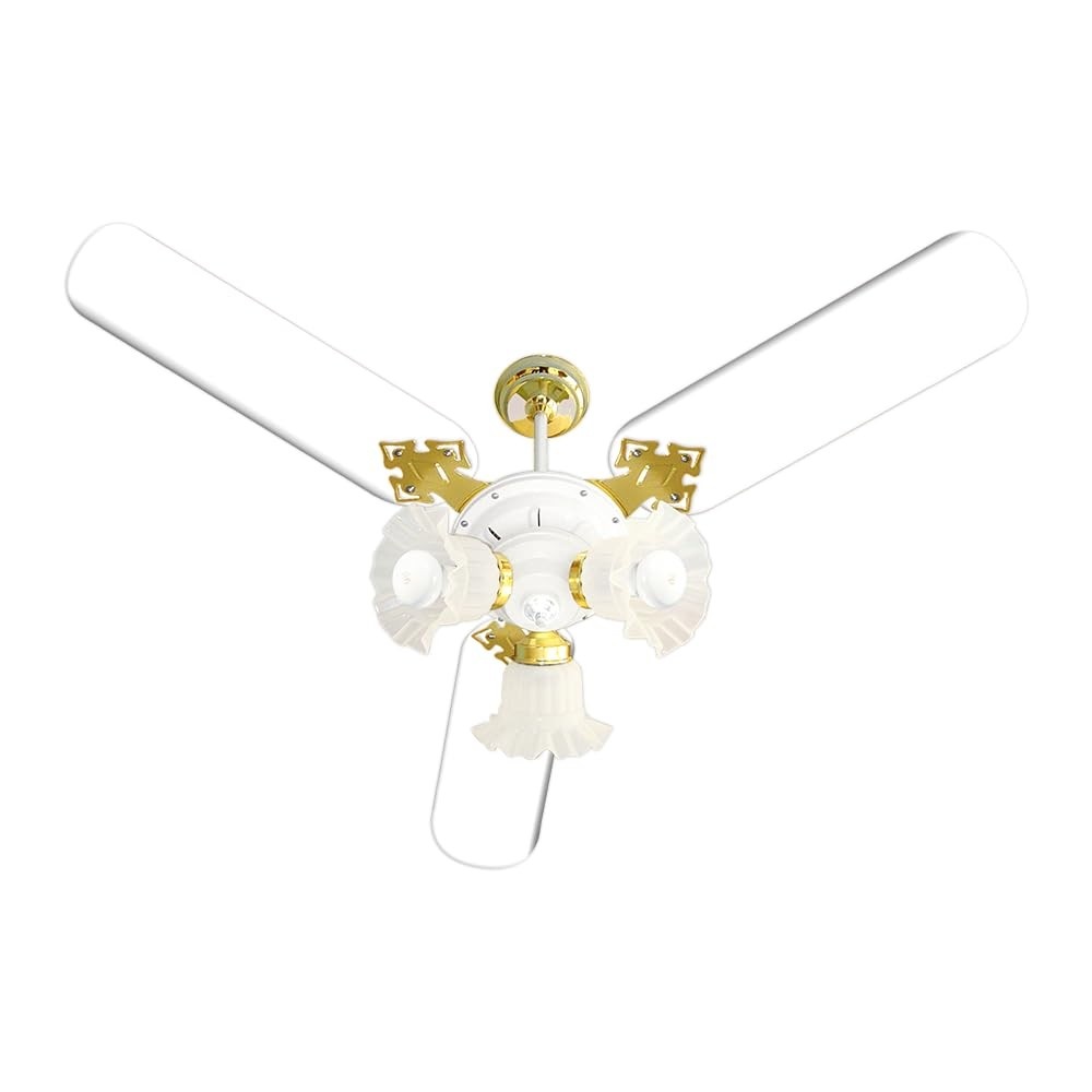 Venti-Delta New Zeta - Ventilador de Teto com Luminária 3 Velocidades 127V