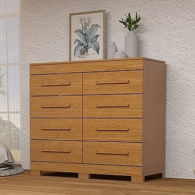 Cômoda 8 Gavetas Cinamomo: Organize com Estilo!