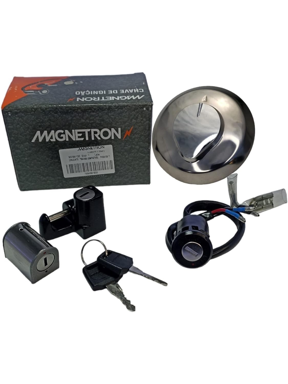 Kit Completo Chave de Ignição Magnetron para Honda CG 125 Titan (1995-2000) - 4 Peças Essenciais