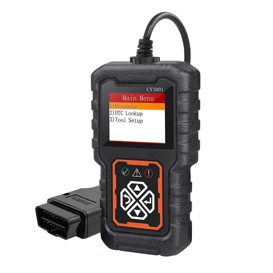 Scanner Automotivo OBD2 Effortless Diagnosis CY3001: Diagnóstico Completo e Fácil para Seu Carro