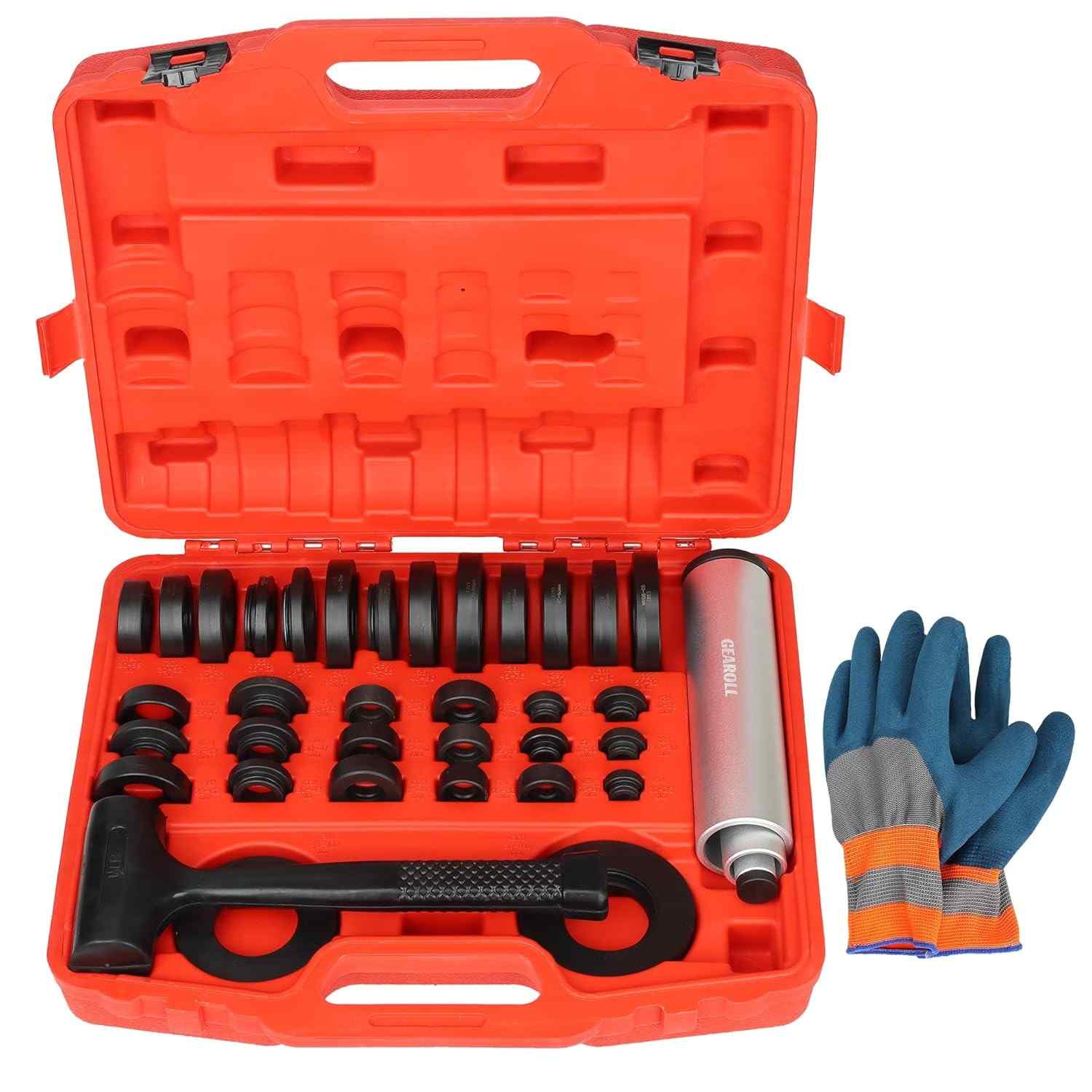 Kit Completo 37 Peças: Instalação Profissional de Rolamentos e Vedações Seladas