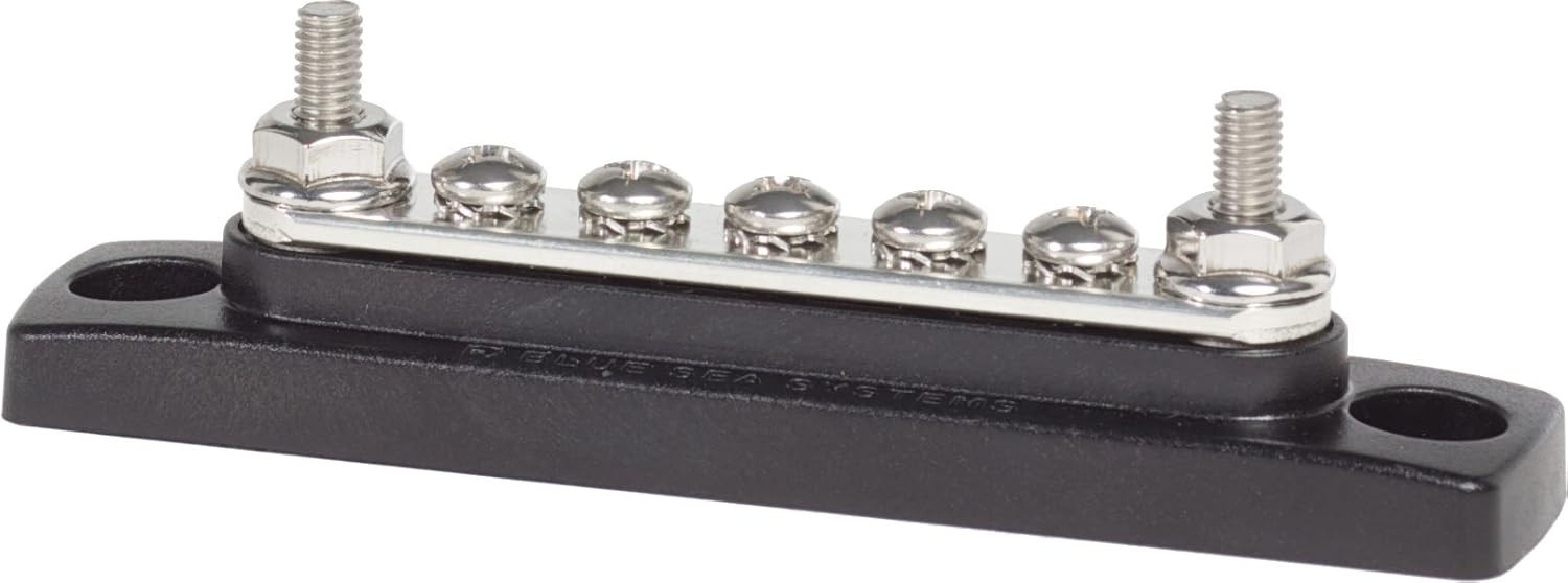 Blue Sea Systems Mini-BUSBAR 100A: Distribuição de Energia Confiável e Organizada