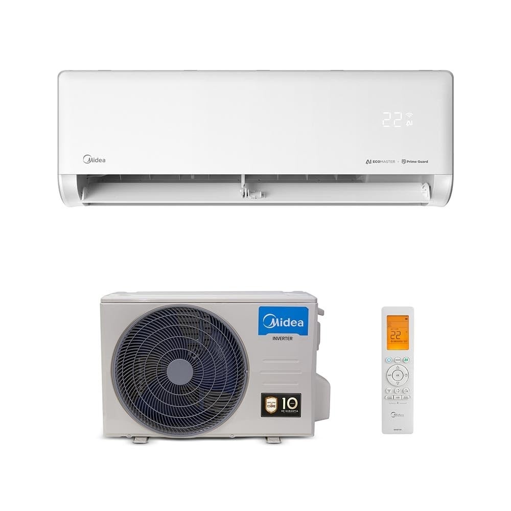 Ar Condicionado 12000 Btus Split Inverter Midea AI Ecomaster 220V - Conforto Inteligente com IA