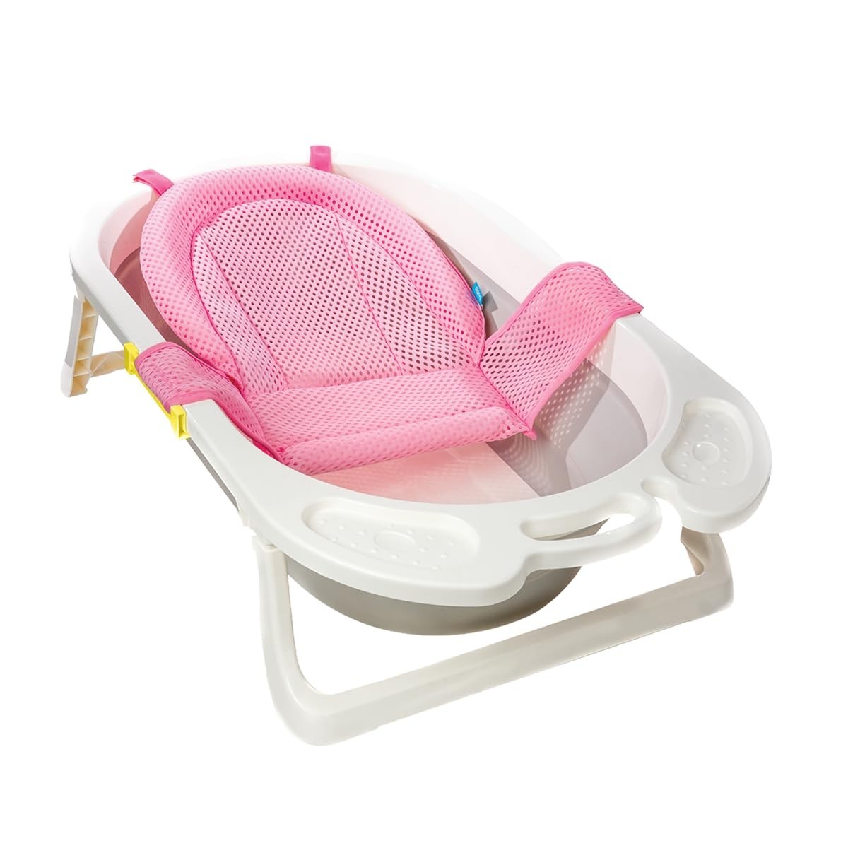 Rede de Proteção para Banheira do Bebê Toki Baby Rosa - Segurança e Conforto no Banho