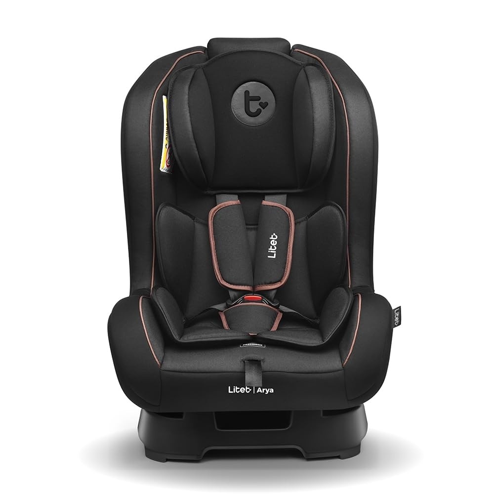 Cadeirinha Infantil Litet Arya 0-25kg Preto: Conforto e Segurança em Cada Viagem