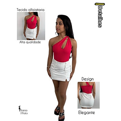 Short Saia Alfaiataria: Elegância e Conforto!