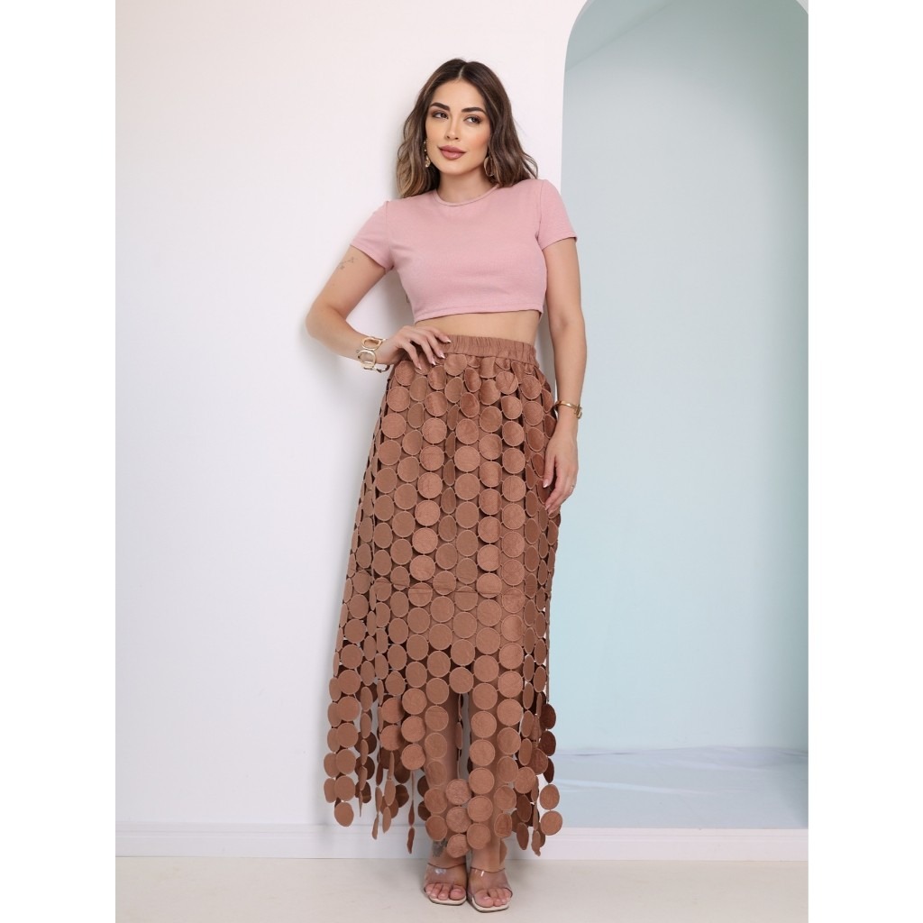 Saia de Tule Longa: Elegância e Conforto!