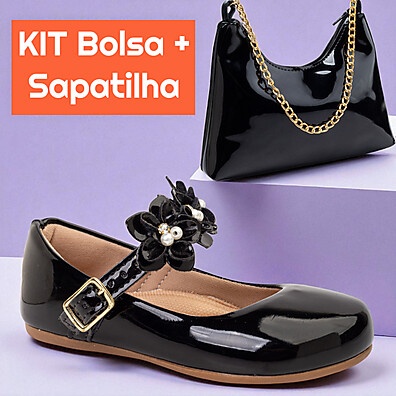 Sapatilha Infantil + Bolsa: Estilo e Conforto!