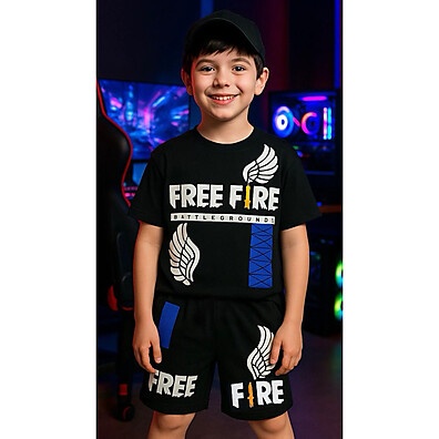 Conjunto Free Fire Infantil: Estilo e Conforto!