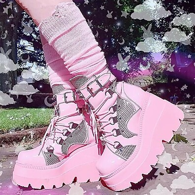 Botas Plataforma Góticas: Estilo Punk e Conforto