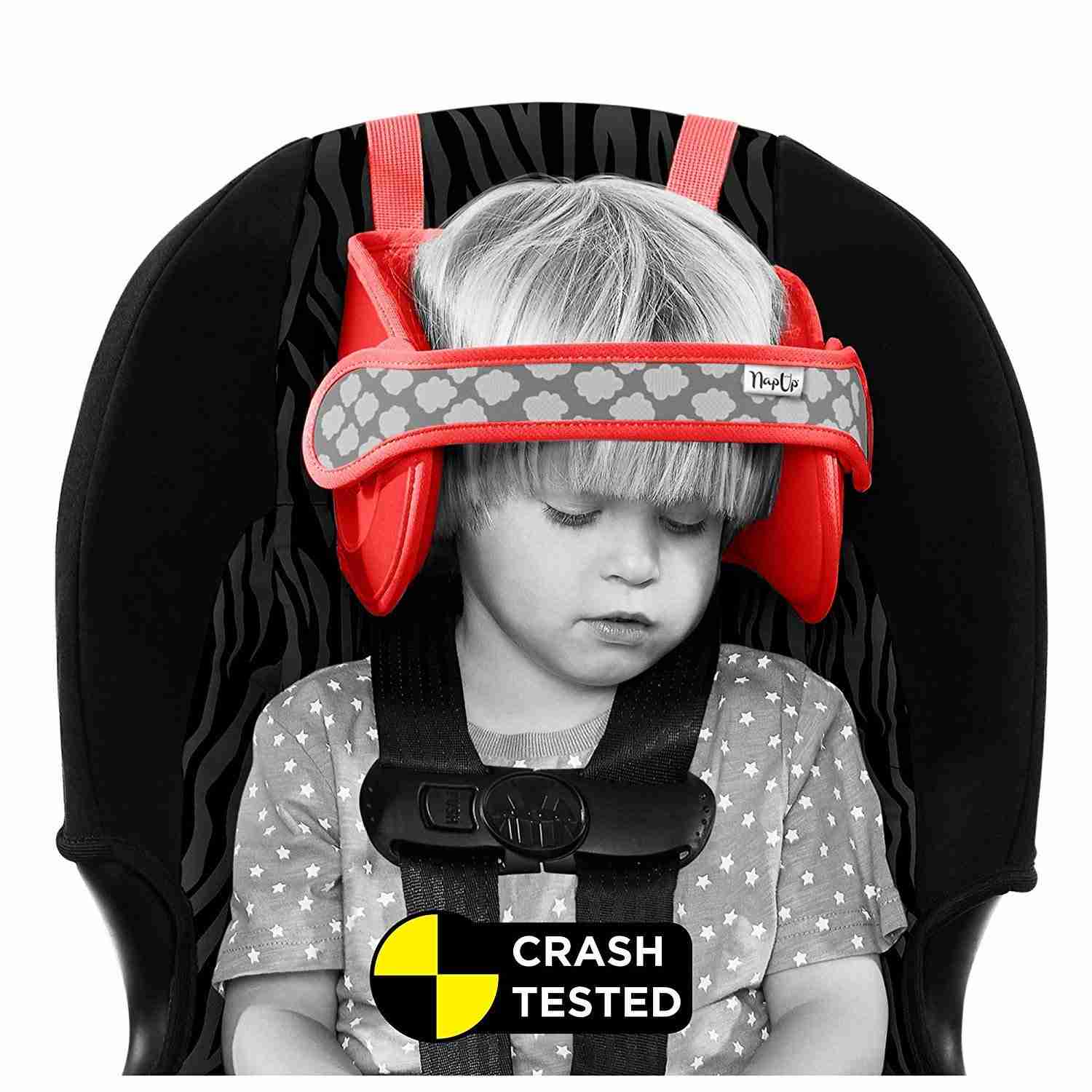 Apoio de Cabeça Vermelho Napup: Conforto e Segurança para o Bebê em Viagens