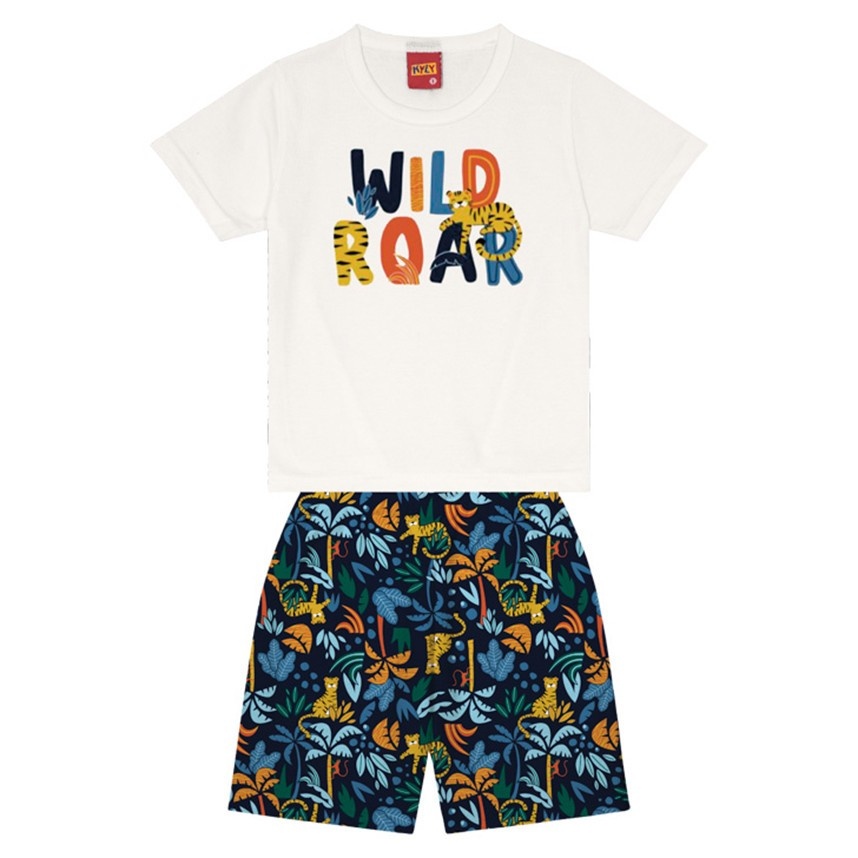 Conjunto Bebê Kyly Selva Tigre: Conforto e Estilo