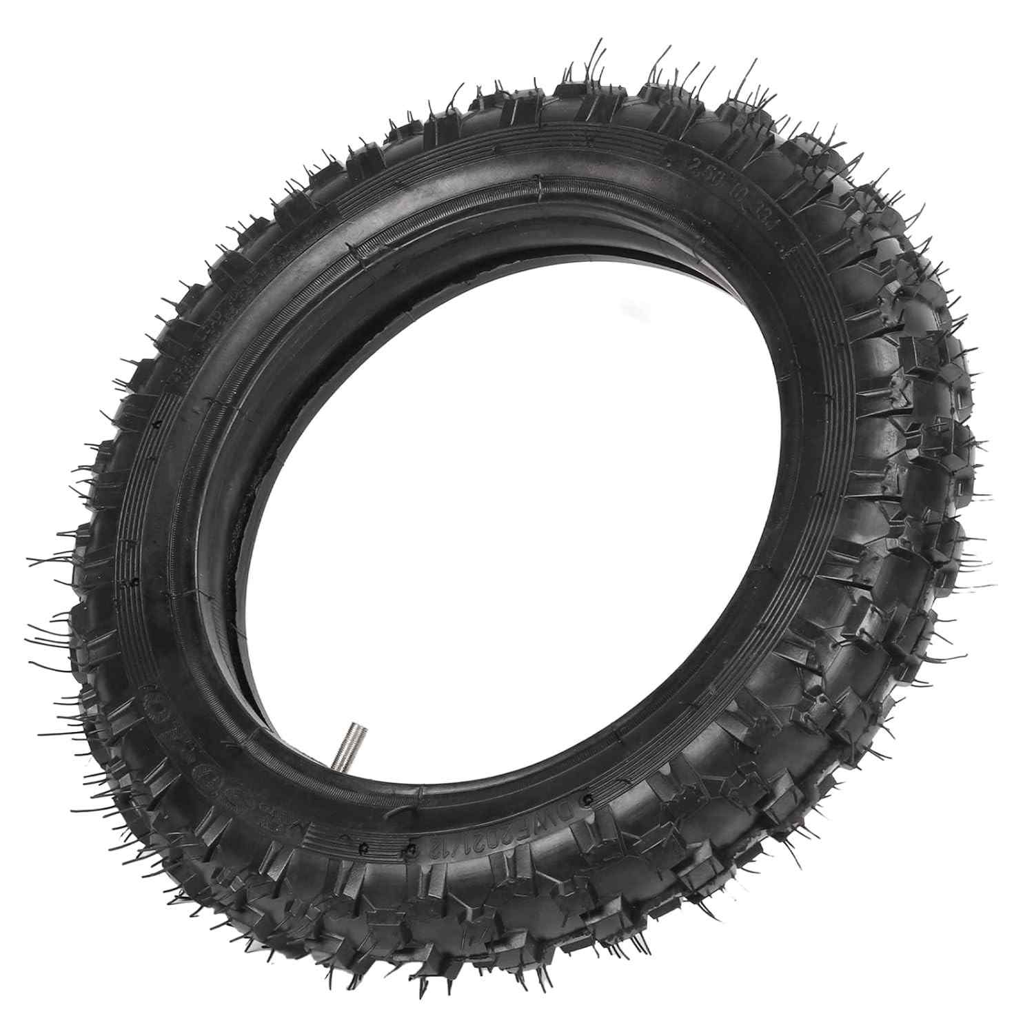Tbest Conjunto Pneu e Câmara 6.5x25.4cm para Mini Moto Off Road - Resistente e Seguro