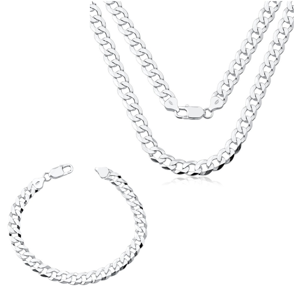 Conjunto Prata 925 Grumet 70cm: Elegância Masculina