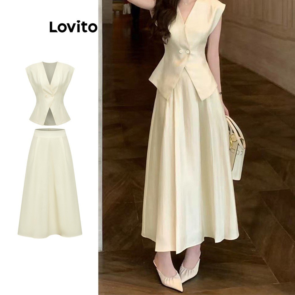 Conjunto Saia Plissada Lovito: Elegância e Estilo