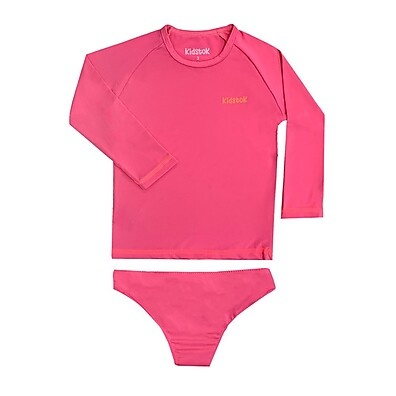 Conjunto UV Kidstok: Proteção Neon para o Verão!