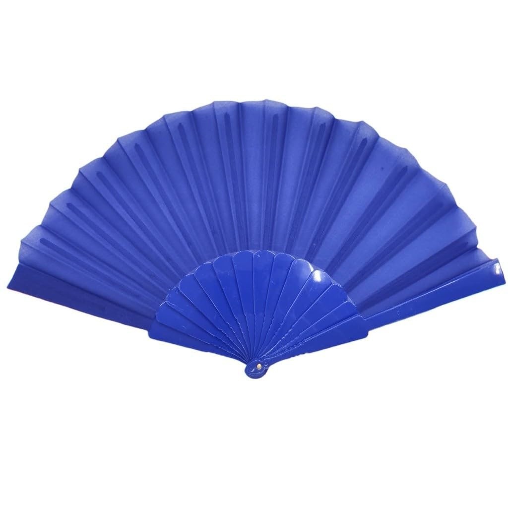 Leque de Mão Compacto Azul - Refresque-se com Estilo e Consciência