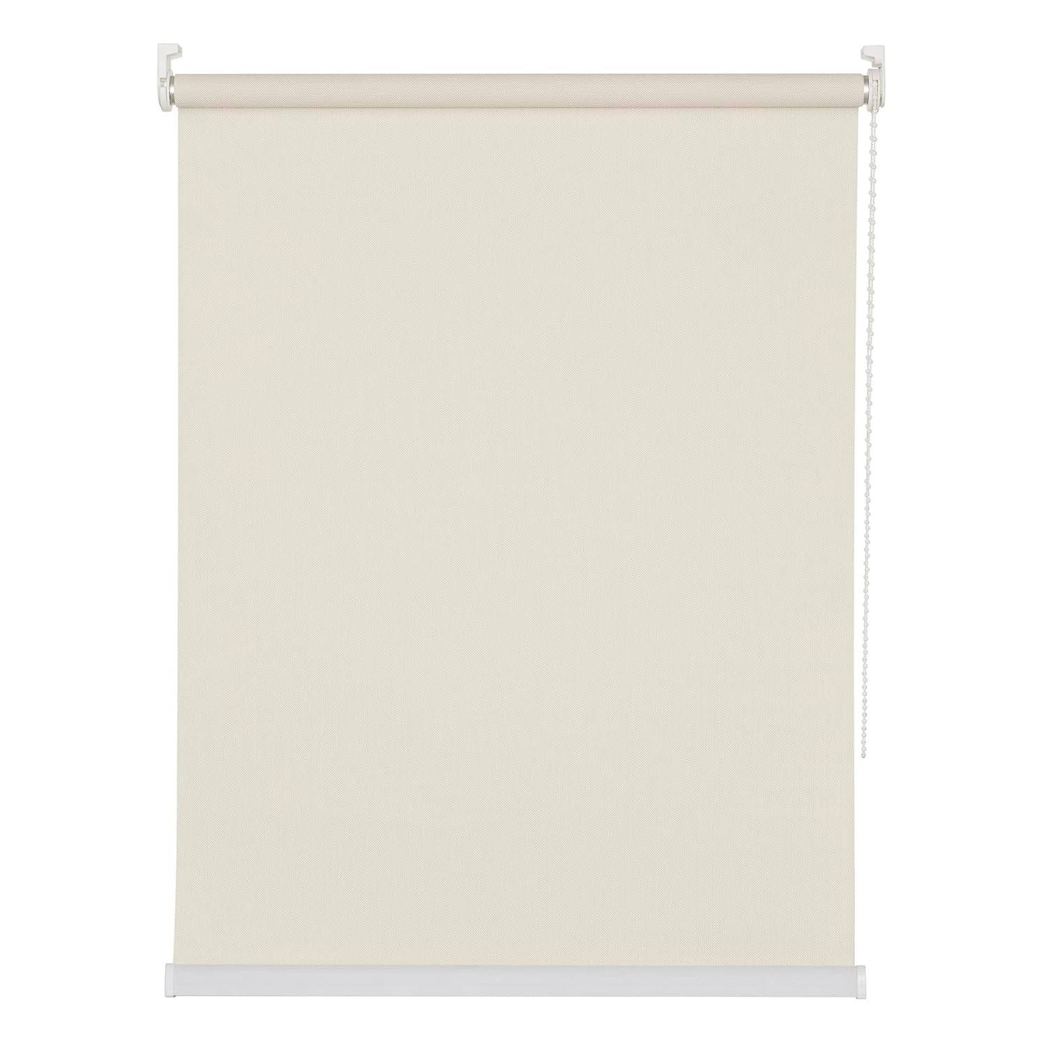 Persiana Rolo Tela Solar Bege Champagne 1,40m x 1,60m - Controle de Luz e Proteção UV