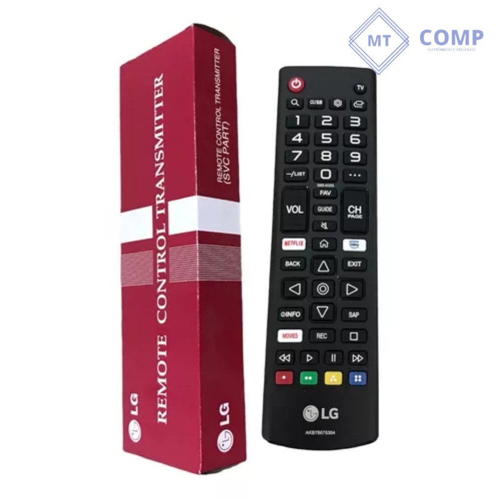 Controle Remoto Original LG 32LK615BPSB.AWZELJZ ✅ Compatível