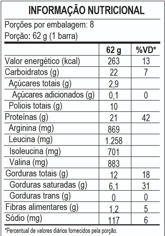 Doctor Peanut Display Barra de Proteína Doctor Bar Sabor Cookies & Cream 62g - 8 un - 21g Proteína