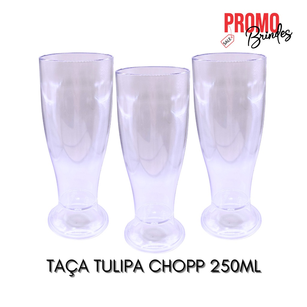 Copo Tulipa Acrílico 250ml: Seguro e Estiloso para Seu Chopp