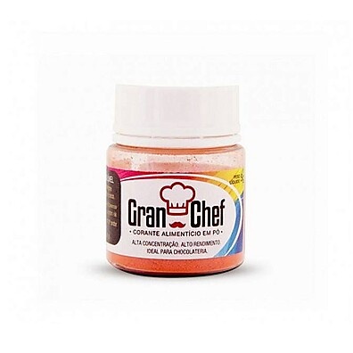 Corante em Pó Laranja 5g Granchef – Ideal para Chocolates e Gorduras