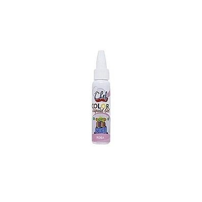 Corante Liquid Gel Rosa 25g Iceberg – Ideal para Doces
