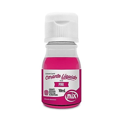 Corante Líquido Pink 10ml: Cores Vibrantes!