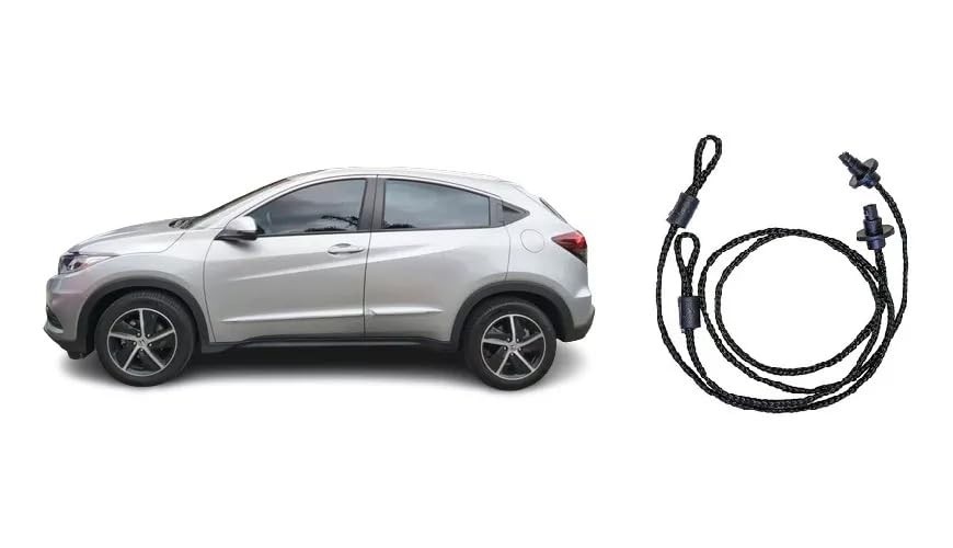 Par de Cordões para Tampão Bagagito Honda HR-V (2015-2022) - Segurança e Praticidade