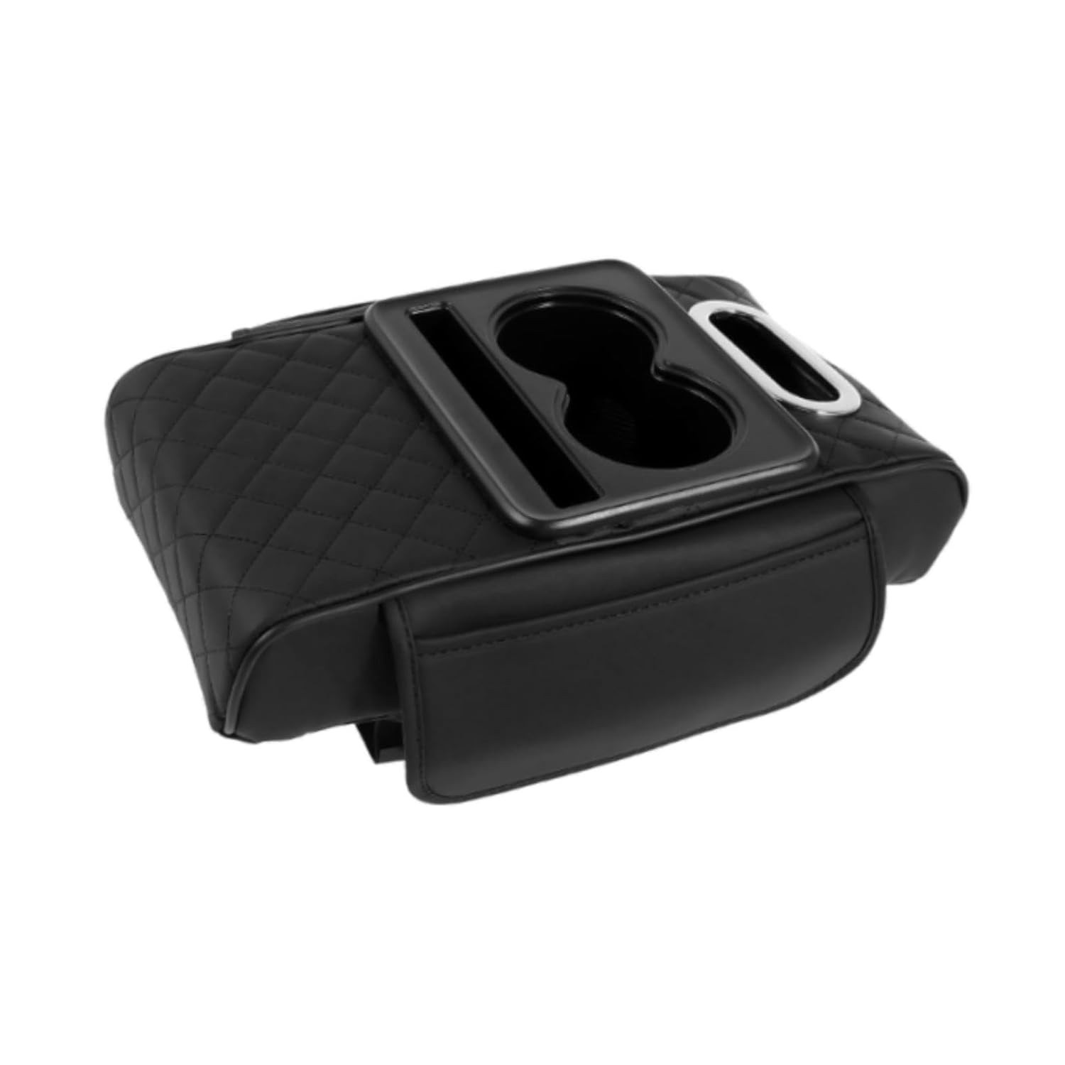 Almofada de Apoio de Braço Universal para Carro: Conforto e Organização em Couro PU