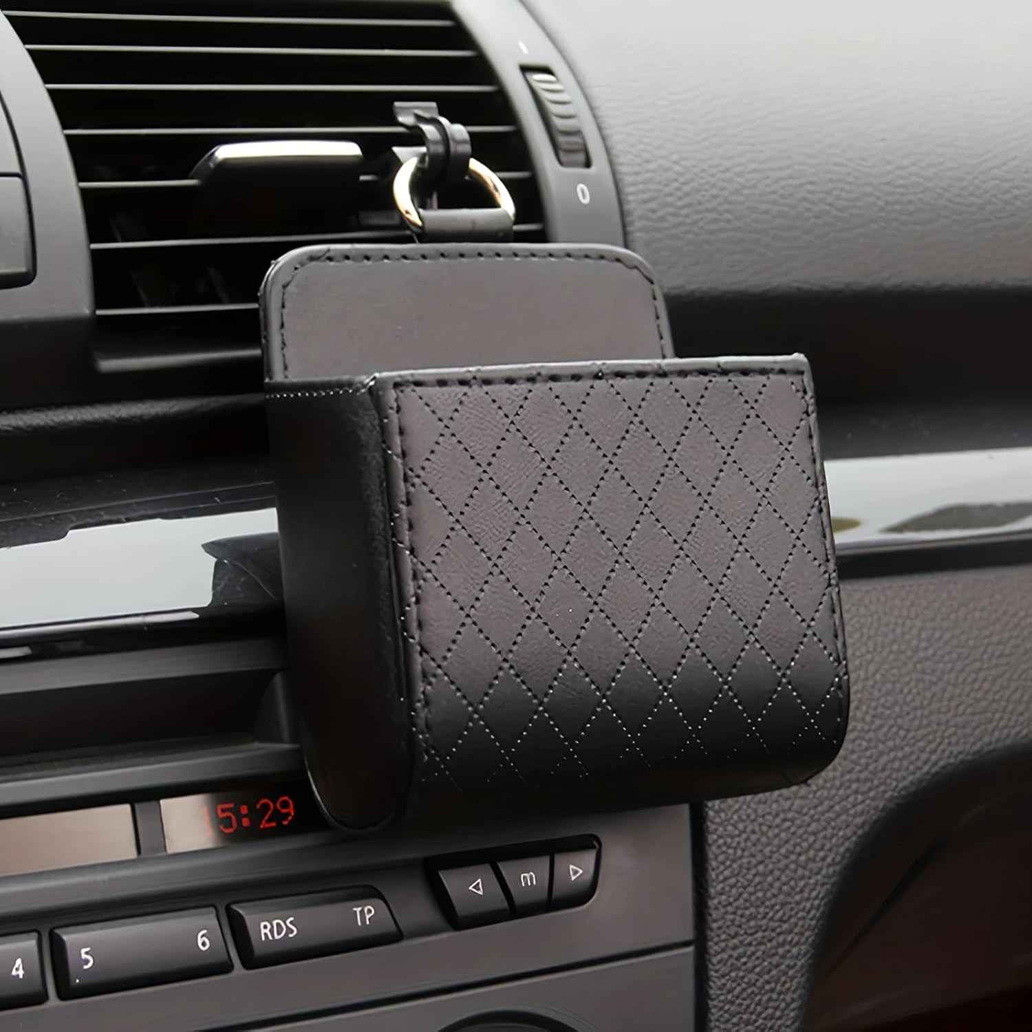 Organizador Universal de Carro em Couro PU: Praticidade e Estilo no Painel