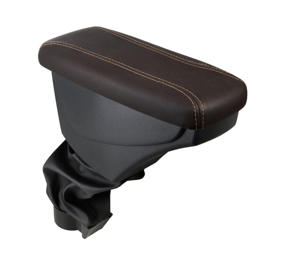 Apoio de Braço Premium Courvin Marrom para Fiat Argo, Cronos e Strada - Conforto e Estilo!