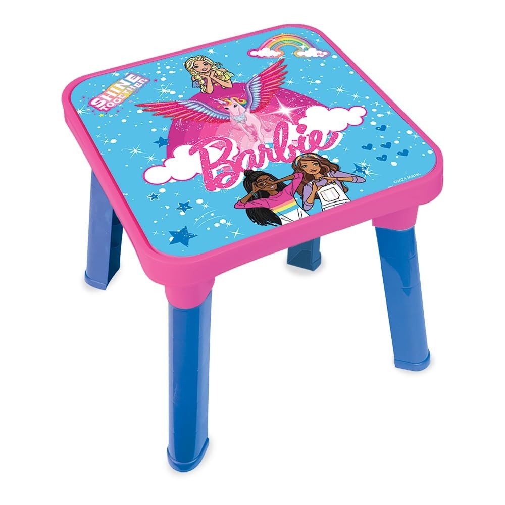 Barbie Mesa de Atividades com Cadeira - Estimule a Criatividade da Criança