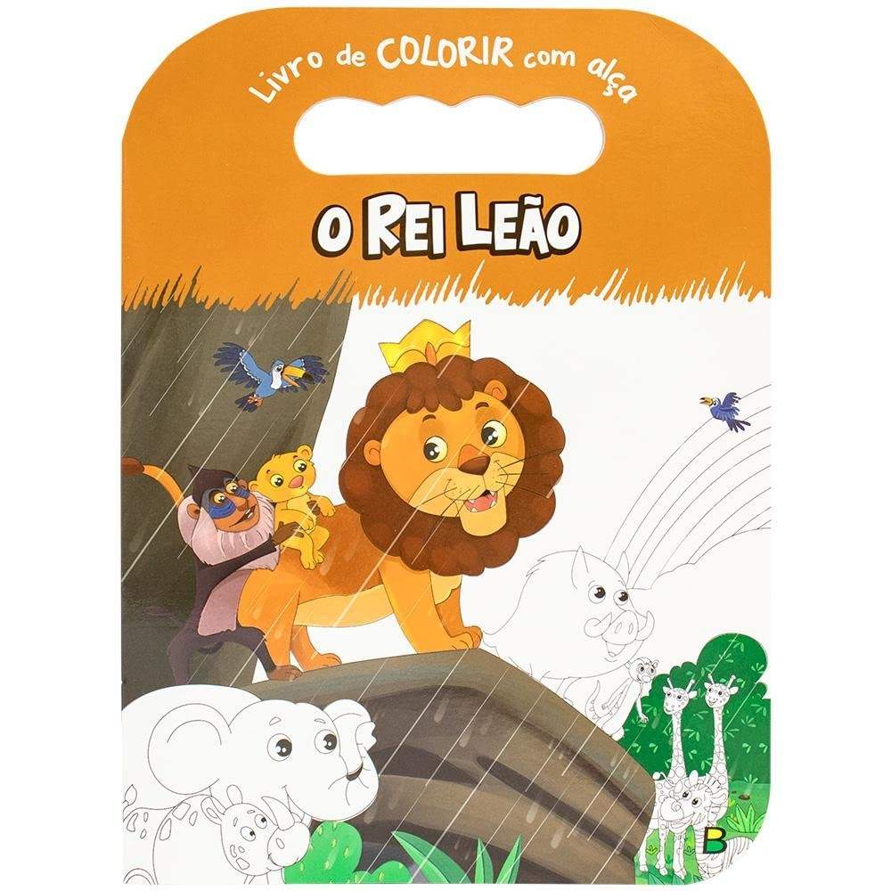 Livro de Colorir Rei Leão com Alça: Diversão e Criatividade para Pequenos Fãs
