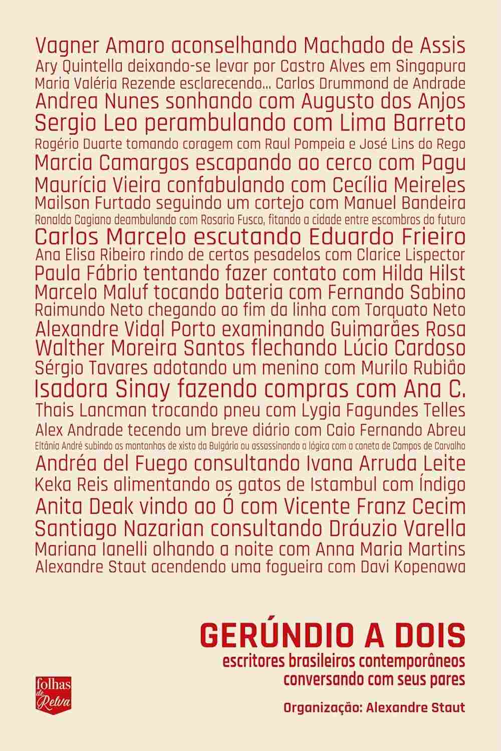 Gerúndio a Dois: Escritores Brasileiros Contemporâneos em Diálogo Criativo