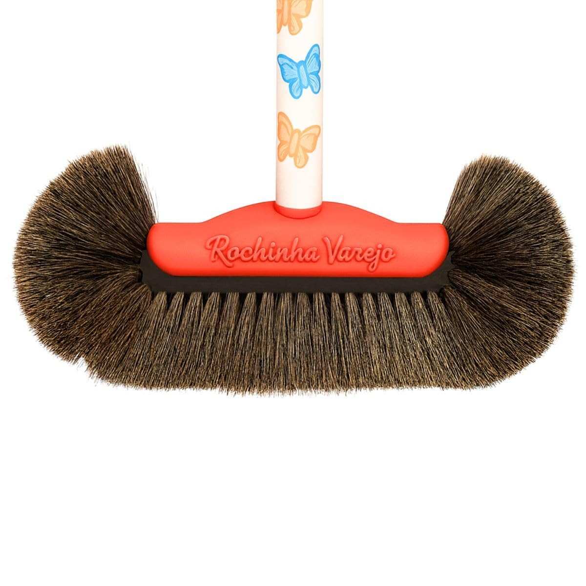 Vassoura de Pelo Crina Original com Cabo - Limpeza Profunda e Durável