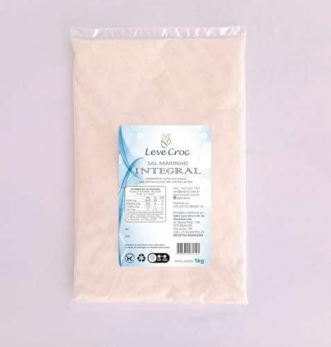 Sal marinho integral Leve Croc 1kg