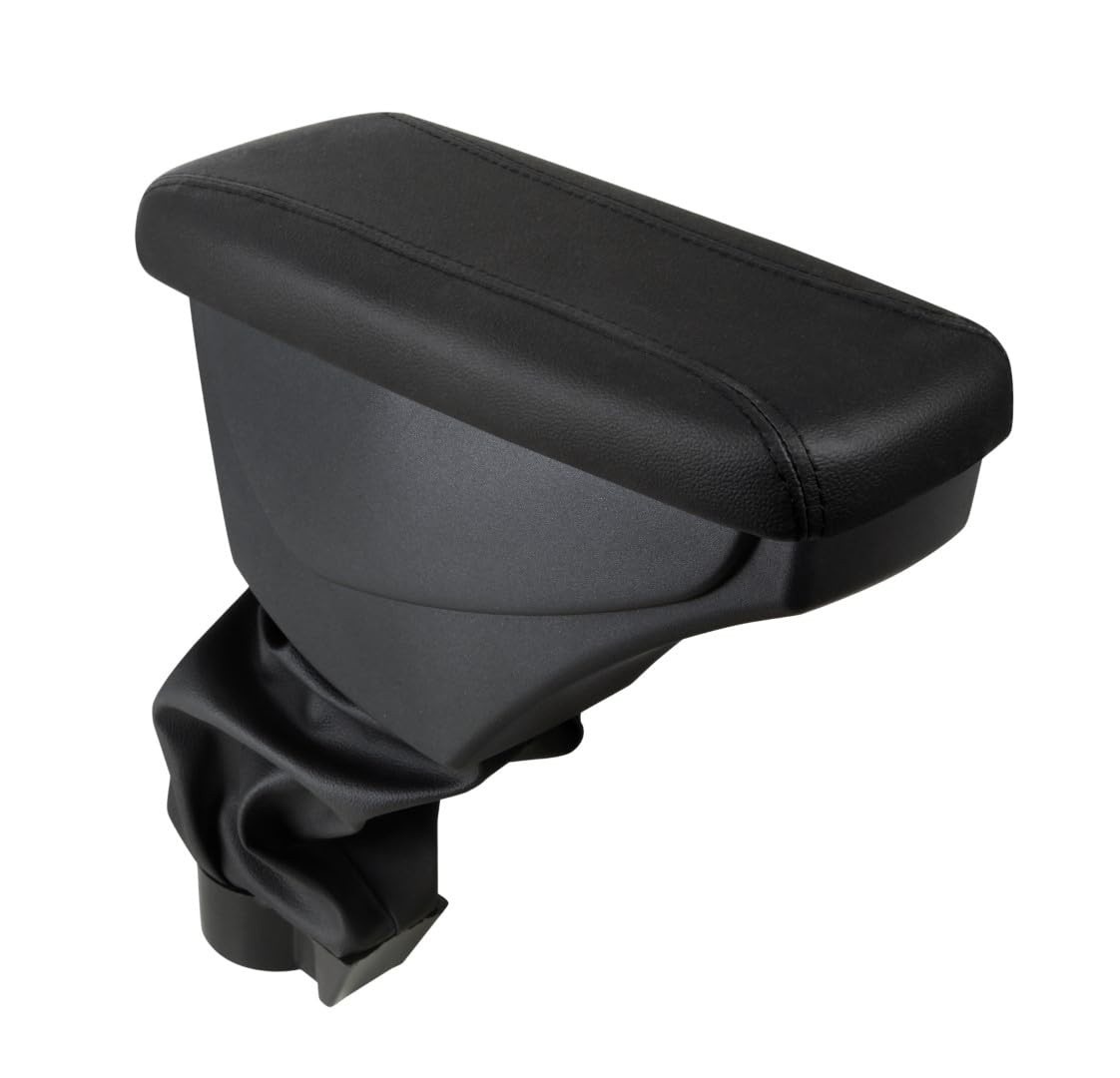 Apoio de Braço Courvin Preto com Porta-Objetos para Fiat Argo, Cronos e Strada