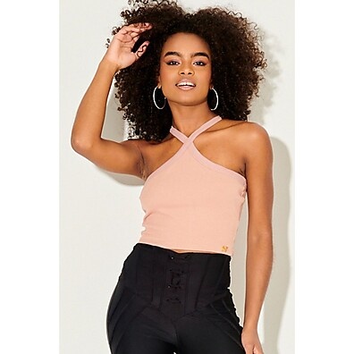 Cropped Alça Cruzada: Estilo e Conforto!