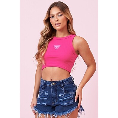 Cropped Planet Girls Pink: Estilo e Conforto em Um Só
